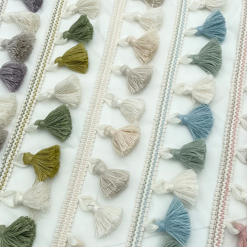 ริบบิ้นลูกไม้ปักลายแจ็คการ์ด พ - Fringe Ribbon Sewing บทวิจารณ์และราคา