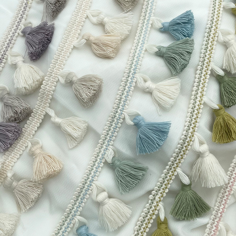 ริบบิ้นลูกไม้ปักลายแจ็คการ์ด พ - Fringe Ribbon Sewing บทวิจารณ์และราคา