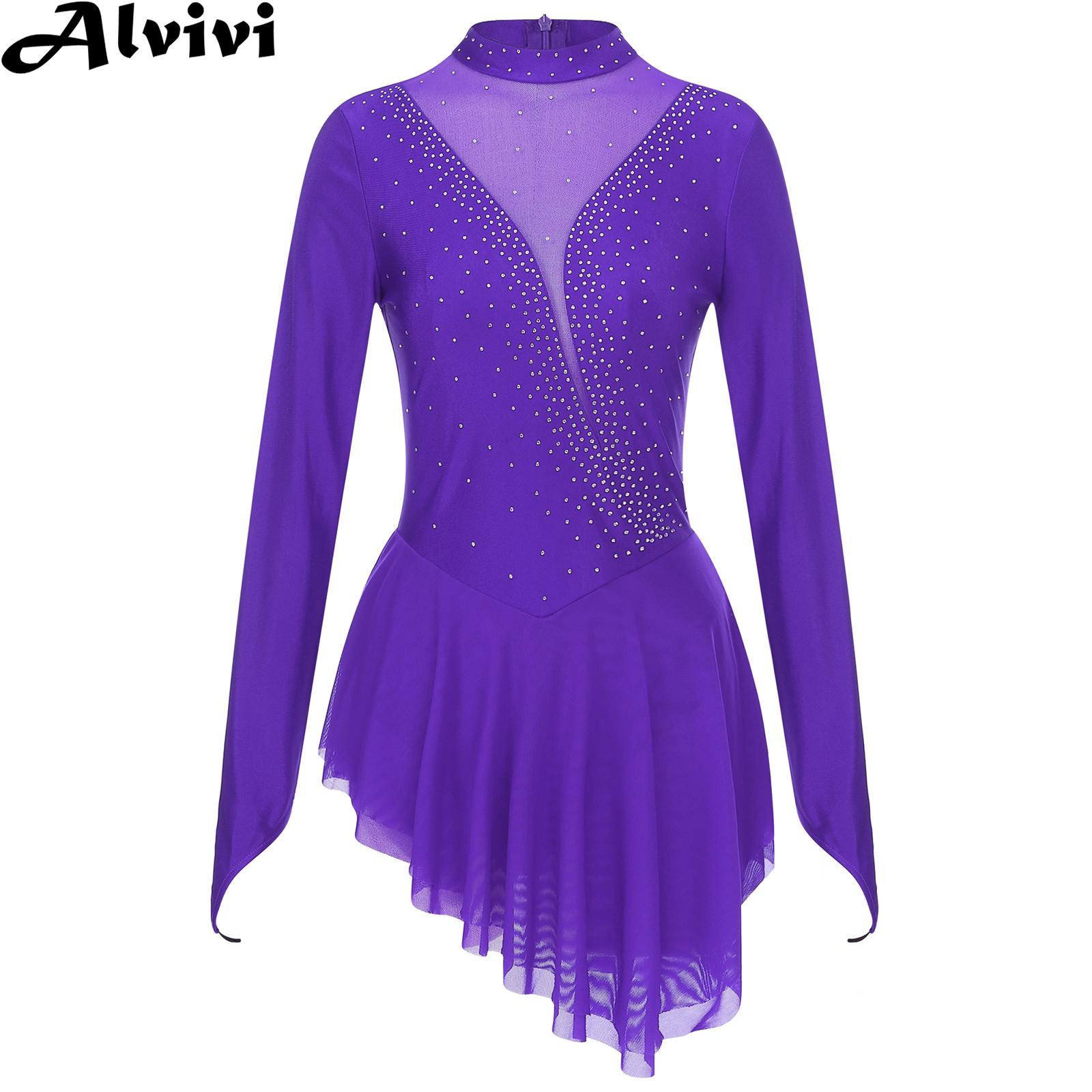 รูปผู้หญิงสเก็ตน้ำแข็งยิมนาสติ - Rhinestone Banding Trim บทวิจารณ์และราคา