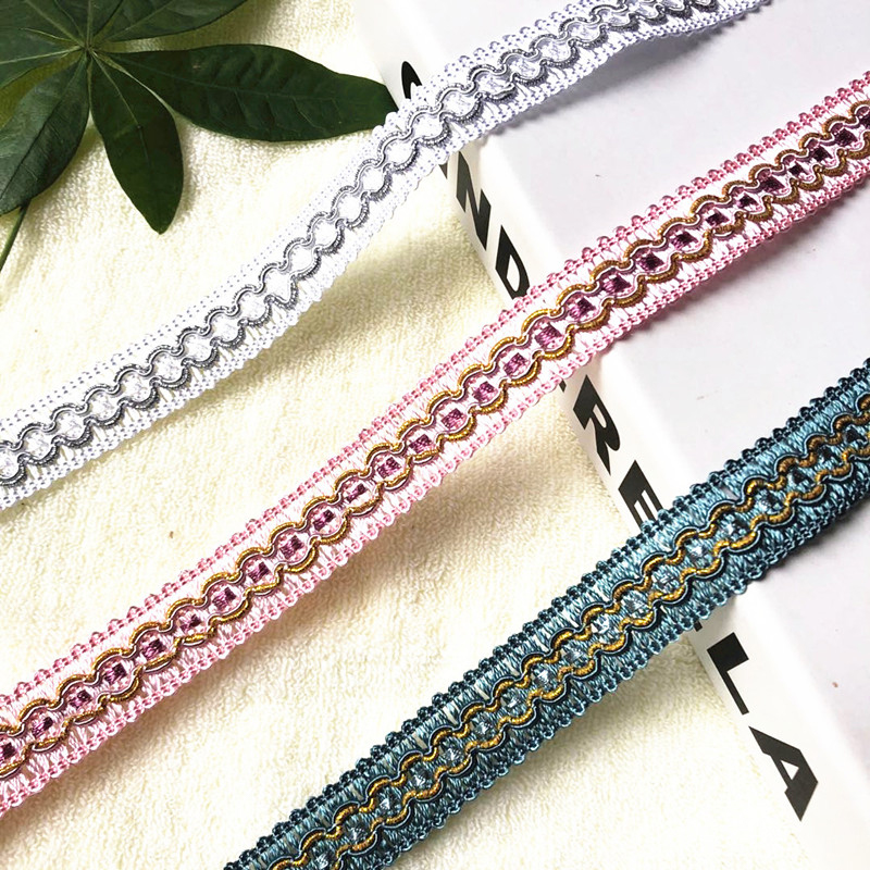 ริบบิ้นลูกไม้พู่ห้อยขนาด 12 เม - Fringe Ribbon Sewing บทวิจารณ์และราคา
