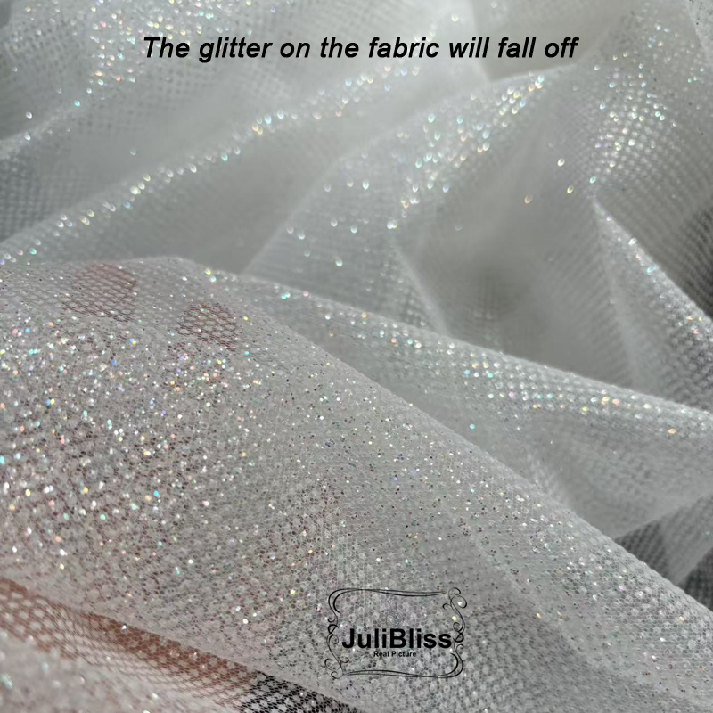 ผ้าทูลล์สีขาวระยิบระยับพร้อมผ้ - Sequin Fabric Panel บทวิจารณ์และราคา