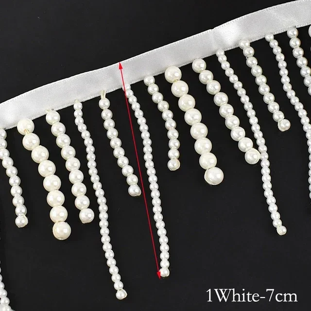 1/2 หลามุกลูกปัด Fringe เย็บลู - Fringe Ribbon Sewing บทวิจารณ์และราคา