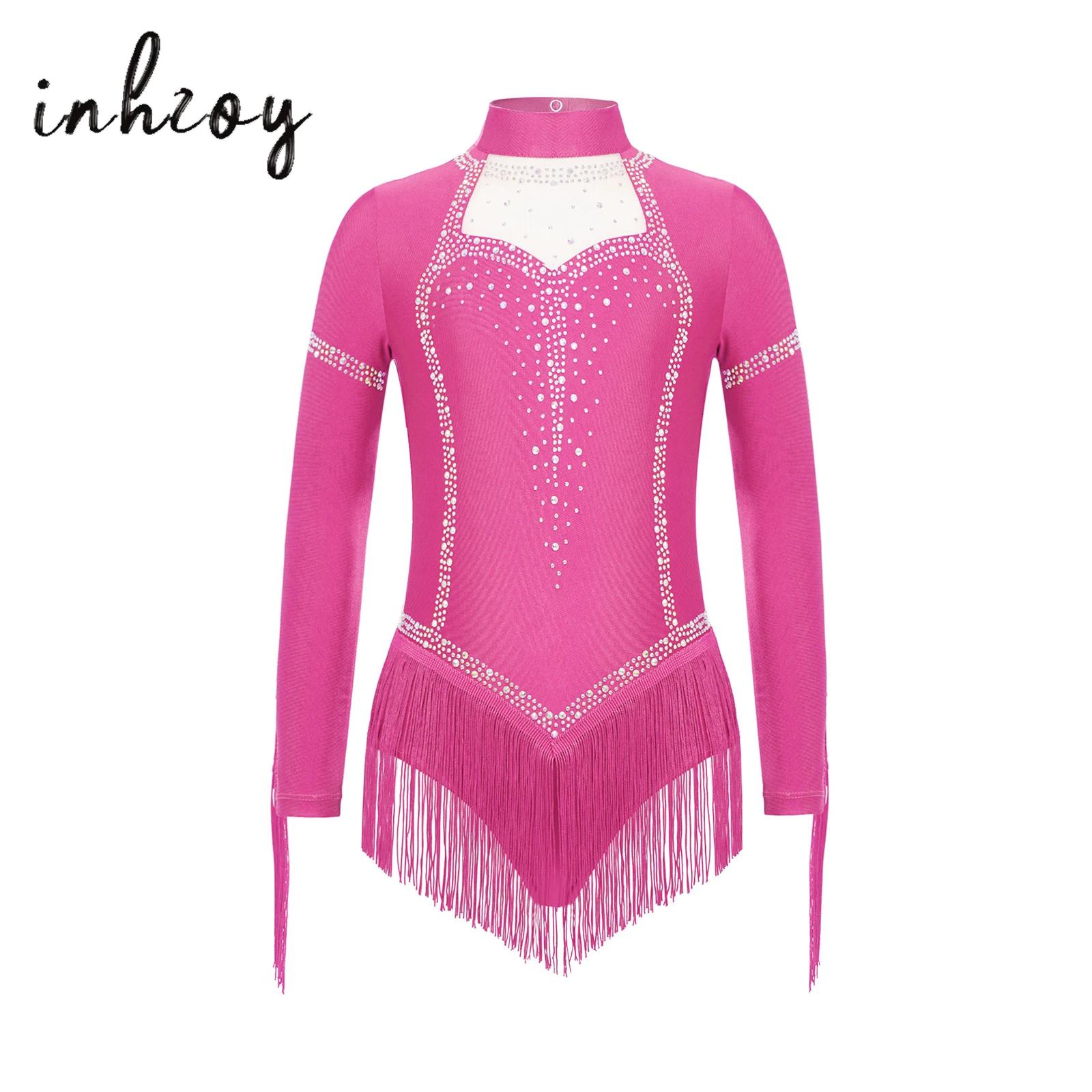 ชุดบอดี้สูทเต้นลาตินสำหรับเด็ก - Rhinestone Banding Trim บทวิจารณ์และราคา