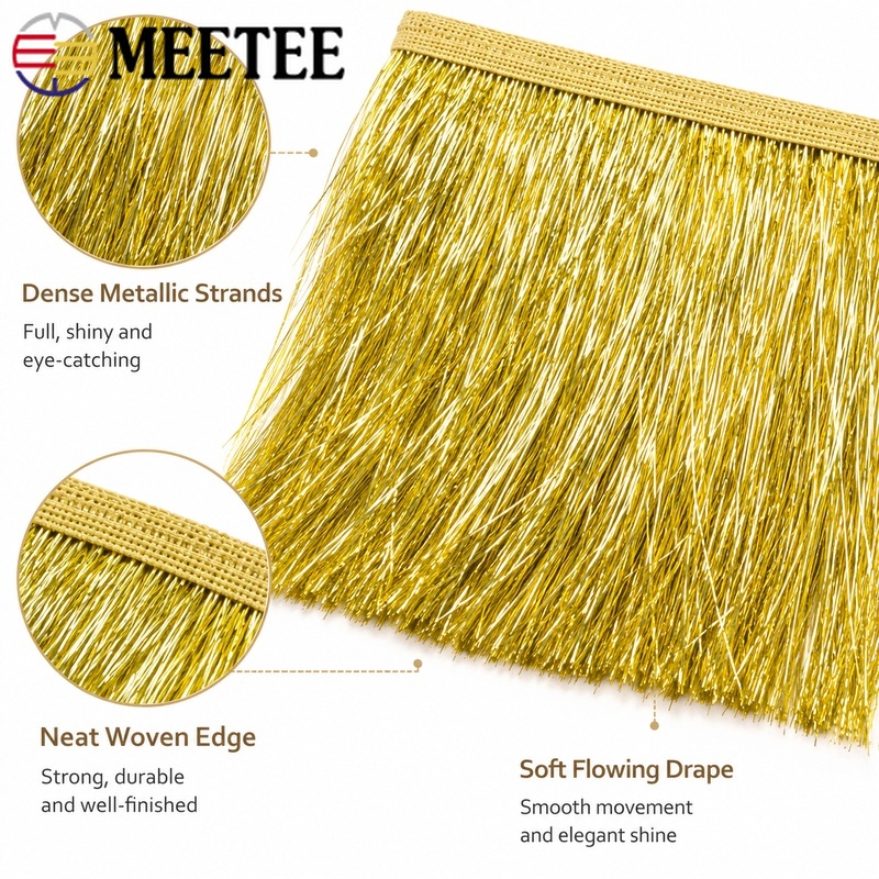 ริบบิ้นลูกไม้โพลีเอสเตอร์ประดั - Fringe Ribbon Sewing บทวิจารณ์และราคา